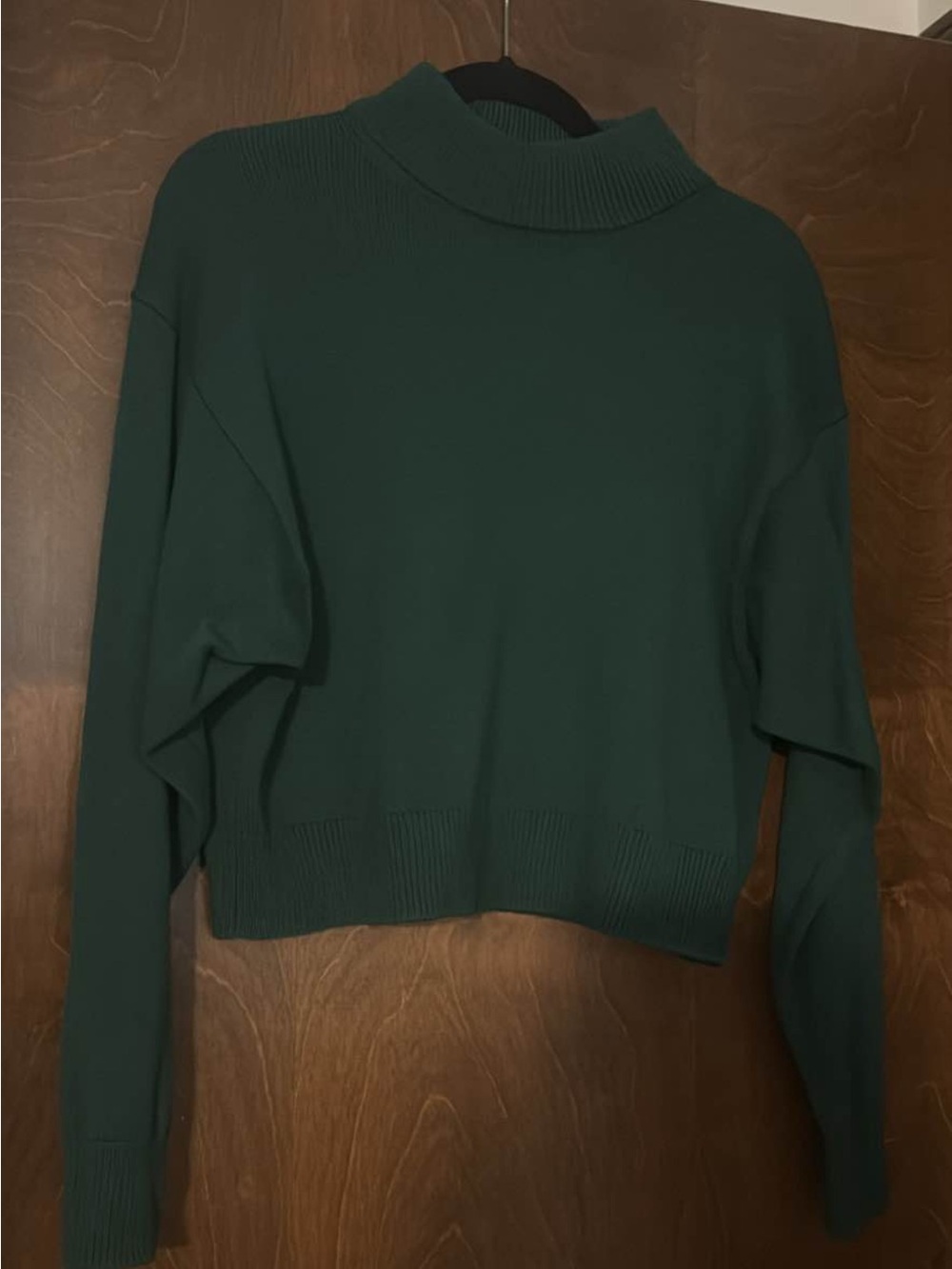 Aritzia Green Mock Neck Women's Sweater